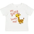 thumbnail image 3 of Inktastic My Safta Loves Me- Cute Giraffe Boys or Girls Toddler T-Shirt, 3 of 5