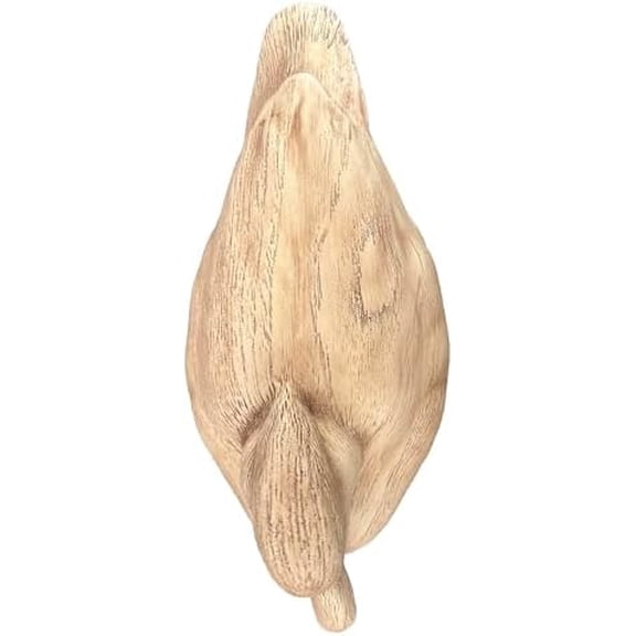Duck Home Decor Statue Rustic Home Decorations for Living Room, Boho Sculpture Resin Animal Collectible Figurines for Indoor Decor (Beige)