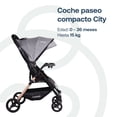 thumbnail image 2 of Carriola Bebesit City Reversible Gris 2 en 1 Reclinable Compacto Cinturón 5 Puntos Desde Nacimiento, 2 of 8