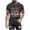 Dark Gray, variant on Mens Fourth of July Shirt Usa 250Th Anniversary Patriotic T-Shirts American Flag Tops Round Neck Short Sleeve Printed Tees