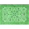 thumbnail image 1 of Ahgly Company Indoor Rectangle Persian Emerald Green Traditional Area Rugs, 8' x 10', 1 of 4