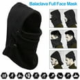 thumbnail image 4 of Balaclava Windproof Winter Face Mask Warm Fleece Ski Mask for Men and Women Cold Weather Motorcycle Bike Cycling Neck Warmer, 4 of 8