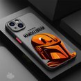 thumbnail image 3 of Funda de teléfono de Star Wars The Mandalorians, carcasa trasera transparente mate para iPhone 15, 14, 13, 12, 11 Pro Max, X, XR, XSMax, 7, 8 Plus, 3 of 5
