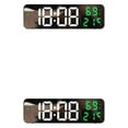 thumbnail image 2 of Reloj de pared clásico Toystoory ABS temporizador digital LED 15 grandes opciones de ubicación alimentado por batería Negro+Blanco+Verde, 2 of 6