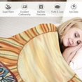 Autua for Sun and Moon Throw Blanket Soft Stars Blankets Plush Comfy
