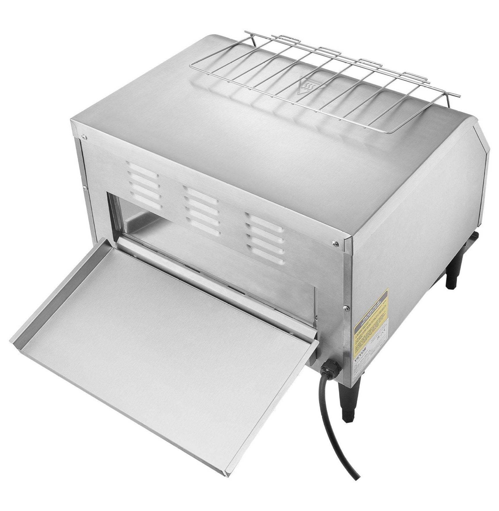 Commercial Conveyor Toaster - 450 Slices/Hour - Stainless Steel - Restaurant Toaster Oven for Toast, Bun, Bagel & Bread - Electric Heavy Duty