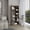 Oak, variant on 2 Piece Bookcase Set Living Room Storage, 42 Wide 9 Shelves Matt Gray/White Particle Board