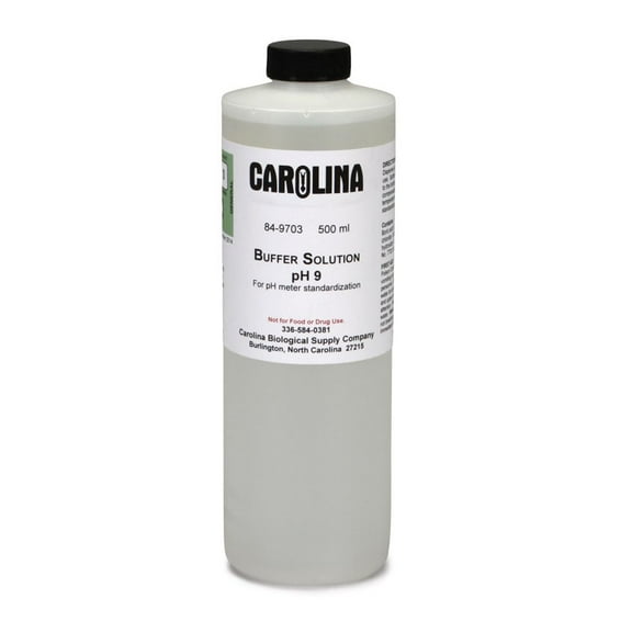 Buffer Solution, Ph 9, Laboratory Grade, 500 Ml