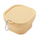 thumbnail image 1 of Tazón plegable Recipiente de almacenamiento de alimentos portátiles para la mochila para estudiantes de cocina Amarillo, 1 of 8