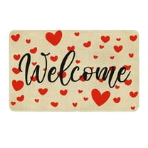 dajkiuy Valentine's Day Doormat, Home Decor Low-Profile Switch Rug Door Mat for Indoor Outdoor 16x24 Inch