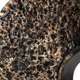 thumbnail image 4 of Sculpture Metal Iron Textured Circular Cutout Design Metallic Finish for Home Office Bedroom Living Room Glam Decor - 18" Black & Gold, 4 of 14