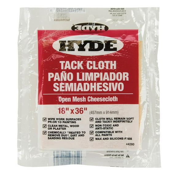 Hyde Tack Cloth, 36in.L., 18in.W., Tan 44280