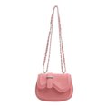 thumbnail image 5 of Bolso pequeño de moda simple con textura de color sólido, bolso de cadena para mujer, primavera 2025, nuevo bolso bandolera tipo sillín con todo incluido, 5 of 5