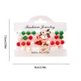 thumbnail image 3 of Qocolhg Christmas Decorations Indoor Outdoor, Christmas Bracelet Multi Layered Stackable Artificial Beaded Chain Jewelry Jewelry Bag Snowflake Christmas Tree Reindeer Bracelet Set, on Sale Clearance!, 3 of 6