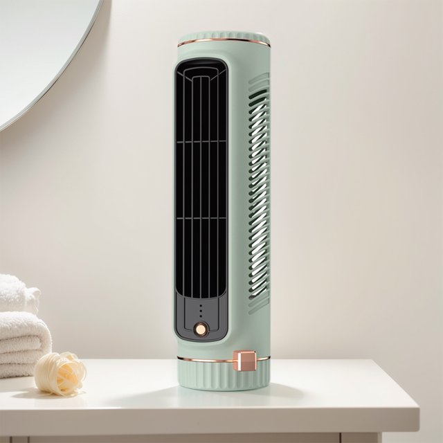 Ventilador Enfriamiento Escritorio Aire Acondicionado para El Vertical Del Eléctrico USB Recargable 3 Velocidades La Oficina en Casa