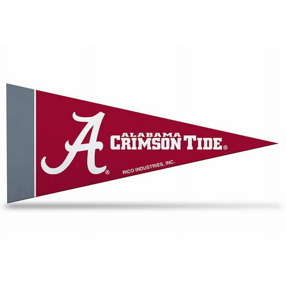 8 Pack Crimson TideMini Pennants, 4" x 9" Licensed By Rico