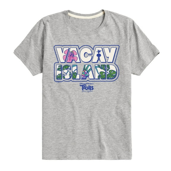 Trolls - Band Together - Vacay Island - Toddler and Youth Short Sleeve Graphic T-Shirt