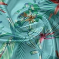 thumbnail image 7 of Ambesonne Bird of Paradise Valance & Curtain, Tropical Accents, 55"x24", Pale Blue and Multicolor, 7 of 7