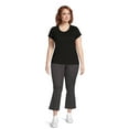 thumbnail image 3 of JMS Just My Size by Hanes Women’s Plus Size Pull-On Stretch Denim Bootcut Jeggings, 3 of 6