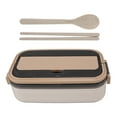 thumbnail image 2 of CHICIRIS Lunch Boxes, 700ml Stainless Steel Lunchbox With Chopsticks Spoon, Microwave Safe, Portable Single Layer Bento Boxes For Students, Office Workers, 2 of 8