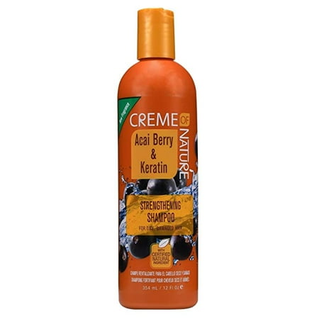 Creme Of Nature Acai Berry And Keratin Strengthening Shampoo 12 Fl