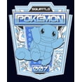 thumbnail image 2 of Women's Pokemon Squirtle Metallic Badge Graphic Tee Navy Blue Small, 2 of 4