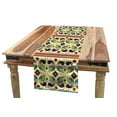 thumbnail image 1 of Tribal Table Runner, Creative Peacock Pattern with Flowers Abstract Native America Art, Dining Room Kitchen Rectangular Runner, 3 Sizes, by Ambesonne, 1 of 2