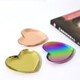 thumbnail image 2 of UDIYO Jewelry Tray Heart Shape Smooth Edge Stainless Steel Jewelry Display Tray for Home, 2 of 6