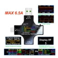 thumbnail image 3 of Color PD USB Tester DC Digital Multimeter Voltmeter Current Voltage Type-C Meter Amp Ammeter Detector Power Bank Charger Tester ,Updated USB Tester, 3 of 6