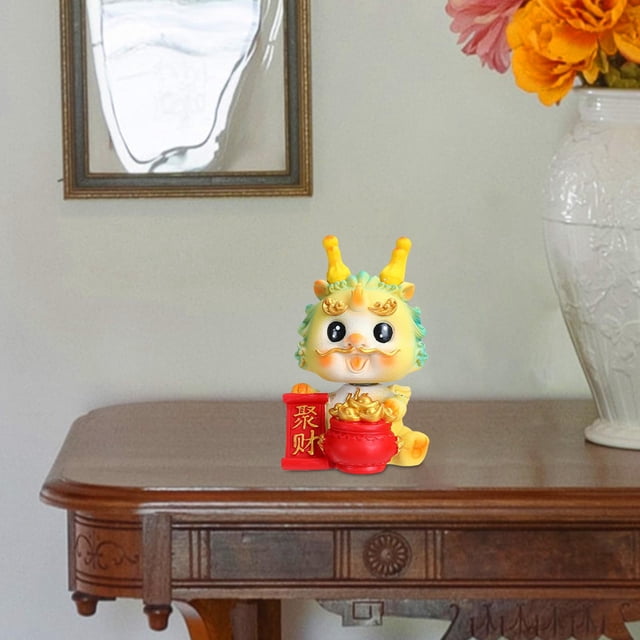 Figura de dragón de resina Macarena decoración de escritorio Estilo A