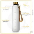 thumbnail image 4 of Opard 32oz / 27oz Motivational Water Bottle with Time Marker to Drink Reusable Plastic Bottle with BPA Free Tritan for Gym and Sports, 4 of 7