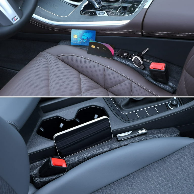 Leather Seat CM31 Gap Filler Universal for Car SUV Truck Fit Organizer Fill  The Gap Between Seat and Console Stop Things from Dropping fit to Seat Gaps  from 1.1 to 1.5 Width 