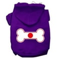 thumbnail image 1 of Bone Shaped Japan Flag Screen Print Pet Hoodies Purple Size Xs (8), 1 of 1