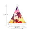 thumbnail image 3 of Salouo Tropical Palm Tree at Sunset for Christmas Hat for Kids Xmas Holiday Hat Santa Hat for Boys & Girls Festive Headwear Accessories Fit for Christmas/ New Year/Holiday/Party, 3 of 6