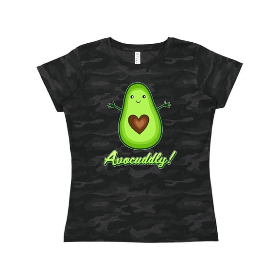 Inktastic Avocuddly- Cute Avocado Women's T-Shirt