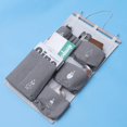 thumbnail image 3 of Fashion Simple Wall Hanging Bag Household Multi-Pockets Closet Storage Bag Over The Door Magazine Storage Pockets Home, 3 of 6