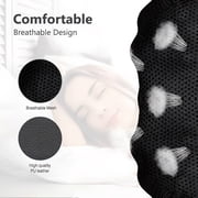 ZENART Shiatsu Shoulder Back and Neck Massager with Heat, Electric Deep Tissue Kneading Massage Pillow, Black