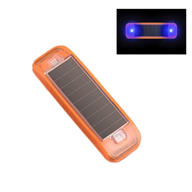 Solar Warning Lamp, Waterproof Mini LED Solar Car Flashing Alarm Safety Lamp