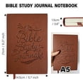 thumbnail image 3 of Clearance! Study Journal Notebook S.O.A.P Method Study Church Notes Notebook Daily Devotional Notebook Prayer Journal Note Taking & Journaling Kit Based Office&Craft&Stationery,Brown, 3 of 9