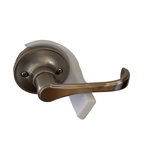 Child Pet Proof Door Lever Lock - White Circle 4 Pack