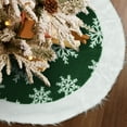 thumbnail image 3 of Sanmadrola Christmas Tree Skirt Gray White Plush Skirts Christmas Decorations Indoor Xmas Ornaments Holiday Decor for Party, 36in, 3 of 7
