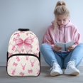 thumbnail image 2 of Pzuqiu Pink Camo Deer Bow Kids Backpack for Ages 6-18 17 Inch Cute Cartoon School Bookbag Durable Large Capacity Elementary School Backpack for Back to School Travel Ideal Student Gift, 2 of 7