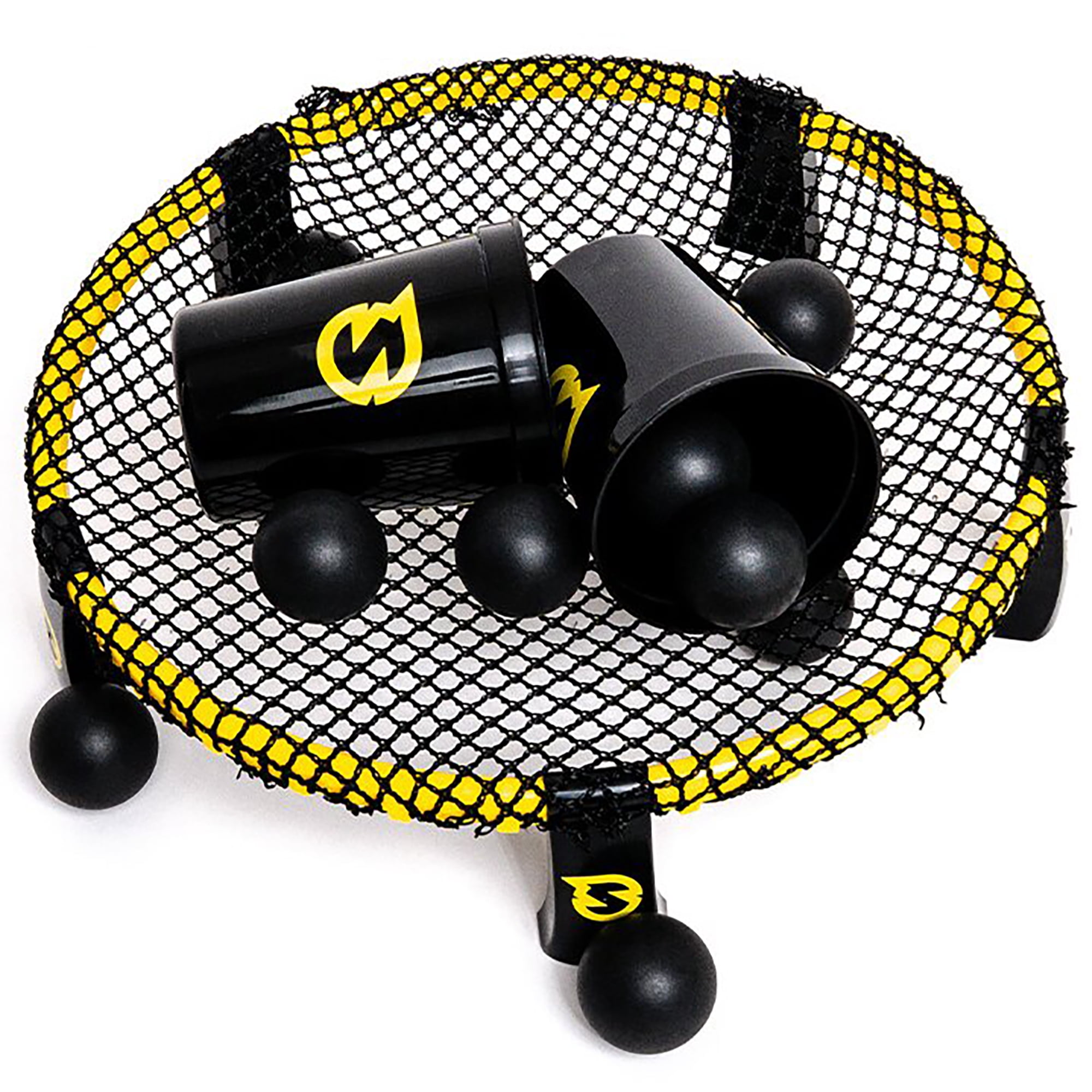 Spikeball: Spikepong Mini Game - Tabletop Indoor Party Game, Bounce Balls On The Net To Land In The Cups, Head-To-Head Competitive Family-Friends Play