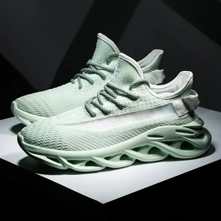

Men‘s Breathable Lightweight Non-Slip Shock Absorption Mesh Running Shoes Walking Sneakers Athletic Shoes For Gym Jogging Tennis Men‘s Footwear