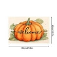 thumbnail image 3 of Btomtd 24"x16" Thanksgiving Truck Pumpkin Doormat, Seasonal Doorway Floor Mat, Decorative Carpet for Entrance Area, Non-Slip Fall Decor Area Rug, C, 3 of 4