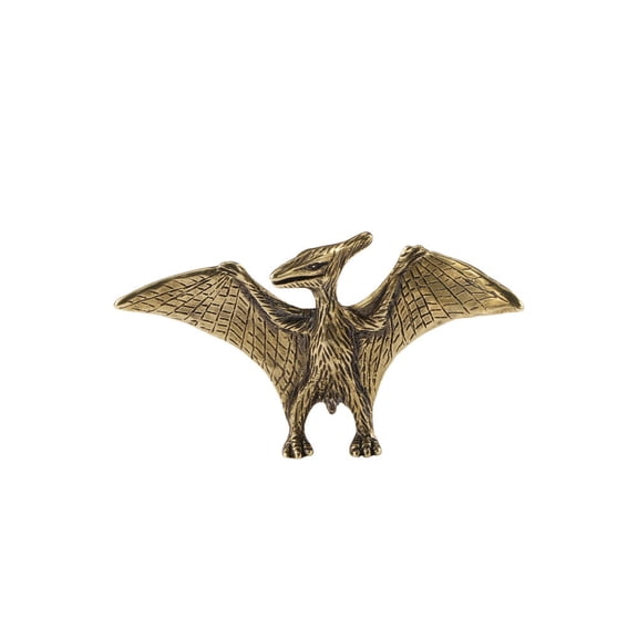 Brass Solid Pterosaur Figurine Small Statue Home Ornament Figurines Animal