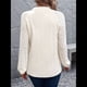 thumbnail image 4 of Cárdigan de Encaje con Botones y Larga para Mujer, Blusa Informal de Punto Acanalado con Lazo Frontal Anudado, Moda de . Albaricoque L, 4 of 10