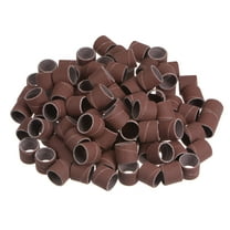 100 Packs Sanding Drums 1/2 Inch Mini Sanding Sleeves 400 Grit Sanding Bands for Drum Sander