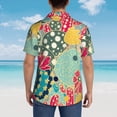 thumbnail image 6 of Beautiful Cactus Hawaiian Shirts For Men, Summer Short-Sleeve Relaxed-Fit Button-Down Shirts Medium, 6 of 9