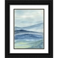 thumbnail image 1 of Lee, Judson 25x32 Black Ornate Wood Framed with Double Matting Museum Art Print Titled - Watery Hills, 1 of 4